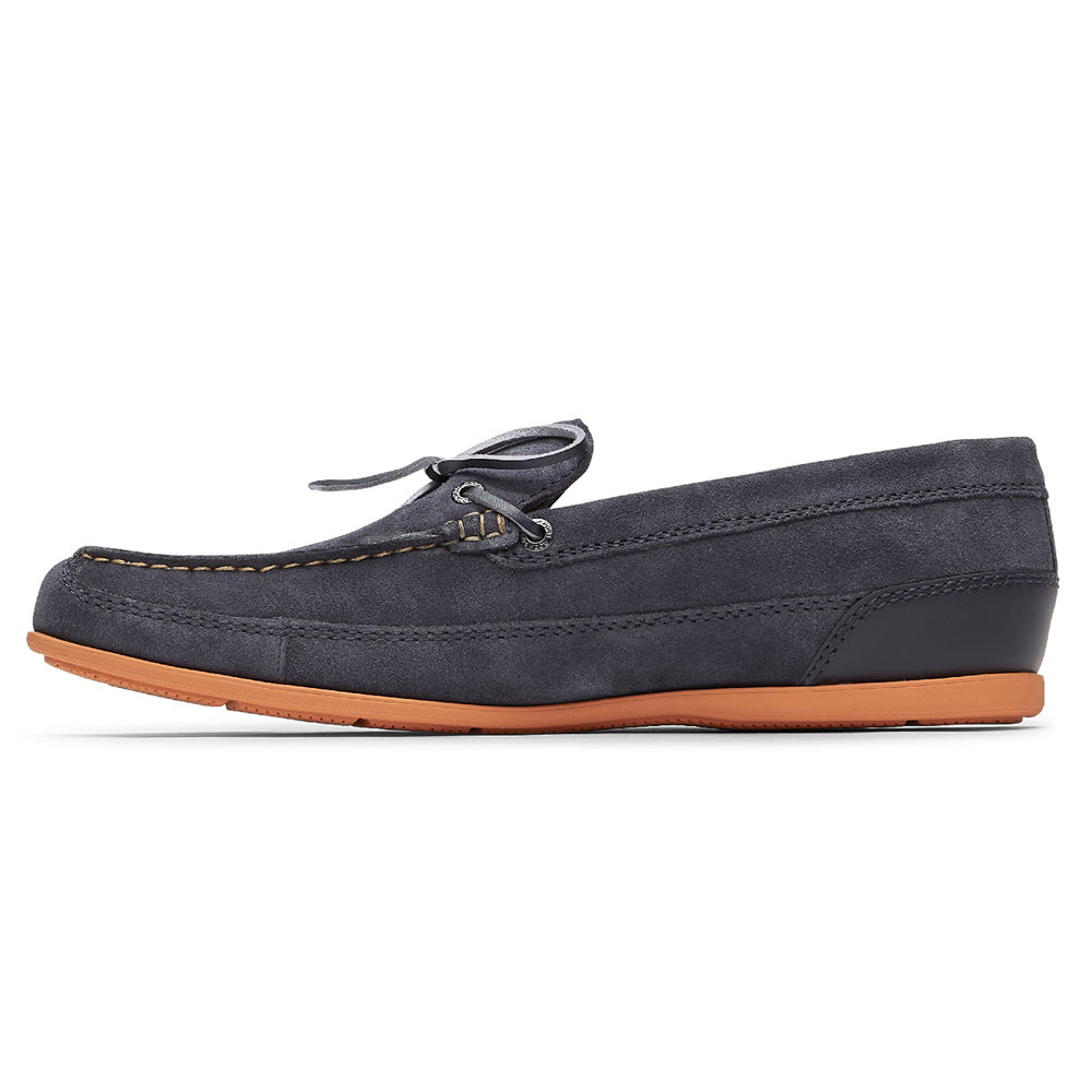 Mocassins Rockport Homem Azul Marinho - Malcom Tie - 34628JDSM